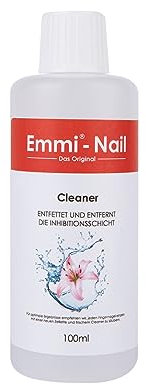 Emmi Nail Cleaner Gelnägel Schwitzschicht Entferner 100ml I Desinfizierende & Entfettende Wirkung vor der Nagelmodellage I Nagelreiniger ohne Aceton