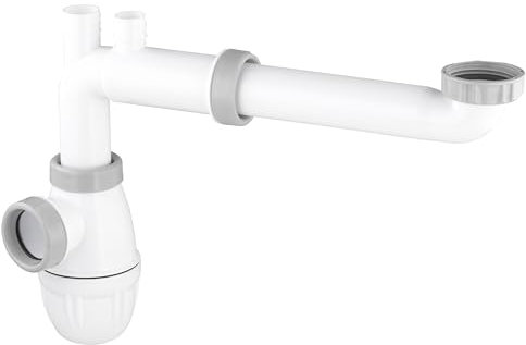 Siphon NF gain de place pour lavabo raccordement facile NOYON & THIEBAULT
