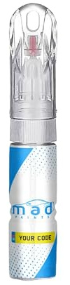 MAD PAINTS Car Touch Up Paint Pen Compatible with HONDA NEW SPORTY BLUE B593M METALLIC CIVIC INTEGRA HRV - 20ml Precision Scratch Repair Kit with Needle & Brush - Exact Colour Match (JUST PAINT)