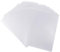 FEPITO 25 Stück A4 Cut Flush Ordner Kunststoff transparent Datei Cover