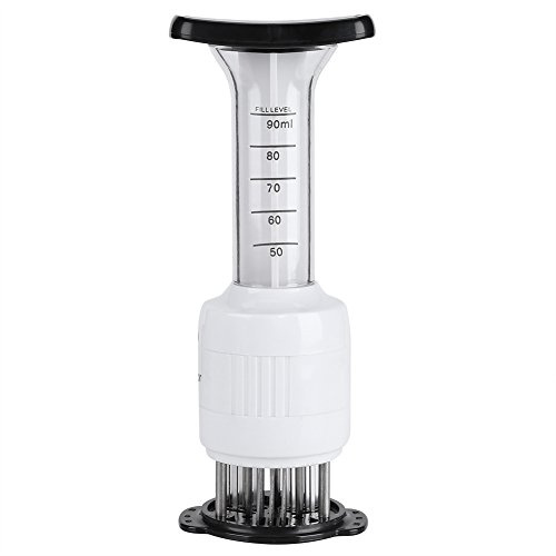 Stainless Steel Marinade Meat Injector, Marinade Tenderizer Injector Needle Flavor Syringe Cooking Meat Poultry Turkey Chicken BBQ