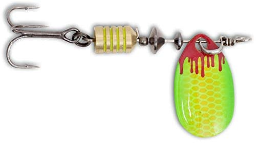 Magic Trout Spoon 3,6g 2,5cm Bloody Spinner gelb/grÃƒ¼n