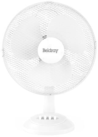 Beldray Oscillating Desk Fan – Portable Cooling Fan with Adjustable Head
