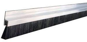 HOMEWELL - Plinthe en applique à brosse dessous de porte 15+30mm - Lg 1 m