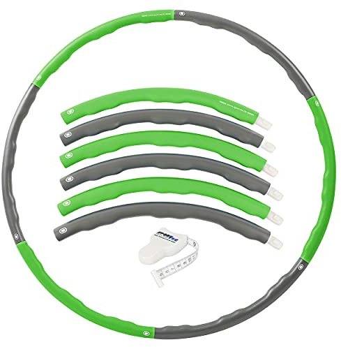 Sport-Tec Hula Hoop Reifen, ø 100 cm, 1,5 kg, inkl. Maßband Power Fitnessreifen Hulahoop zur Gewichtsreduktion