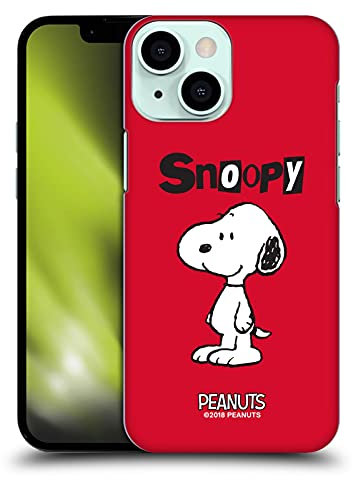 Head Case Designs Licenza Ufficiale Peanuts Snoopy Personaggi Custodia Cover Dura per Parte Posteriore Compatibile con Apple iPhone 13 Mini