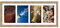Cadres Photos pêle mêle multivues Super Blanc 4 Photo(s) 20x30 Passe Partout, Cadre Photo Mural 90x35 cm Naturel Beige, 3.5 cm de Largeur