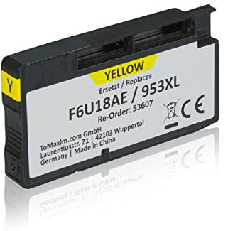 Inkadoo Druckerpatronen kompatibel mit HP F6U18AE / 953XL Tintenpatrone OfficeJet Pro 8710 OfficeJet Pro 8216 OfficeJet Pro 7700 Series Office