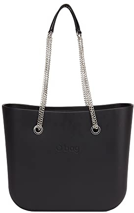 O bag - Borsa a spalla in tessuto sintetico per donna
