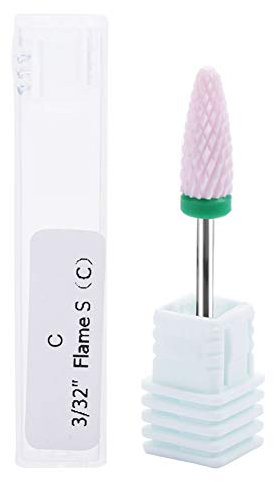 Nail Drill Bit,Ceramic Drill Bits for Removing Nail Polish and Gel,Nail Drill Bit Diamond Cuticle Electric Nail File Carbide Cuticle Remover Bit for Nail Polishing Manicure Tools(23ST)