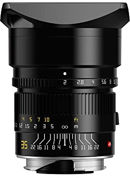 TTArtisan 35mm F2 APO ASPH Objectif d'appareil Photo Manuel avec Technologie apochromatique pour Monture Leica M