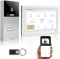 GVS - IP Video Türsprechanlage mit Türöffner, RFID Zugang, HD Kamera, 1x 10 Zoll Monitor & App - Smarte Video Türklingel mit Kamera & Gegensprechanlage für 1 Familienhaus (AVS5419A)