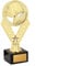 eberin – American Football Pokal Trophäe – 18cm – Super Bowl Fantasy Football Award – Kunststoff mit schwerem Sockel – mit/ohne Gravur