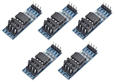 TECNOULAB 5pcs AT24C256 I2C interface EEPROM memory module