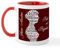 BAAROO Jane Austen Tasse à café en céramique avec citation 325 ml