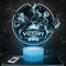 Dekorative LED Nachttischlampe LOL Arcane Victory Caitlyn, Geschenk für Teenager, Zubehör LOL Arcane Victory Caitlyn Gaming Gamer Videospielejugendzimmer Junge Büro deko Geschenk Weihnachten TOP