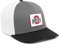 Pacific Headwear Unisex-Erwachsene Ohio State Fusion Trucker Cap, Graphit/Weiß/Schwarz, Large