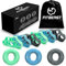 FitBeast Griffkrafttrainer, Fingertrainer, Unterarmstärker 9-teiliges Set, Gezielte Kraft Handmuskeltrainer, Entlastungs & Erholung (Grün)