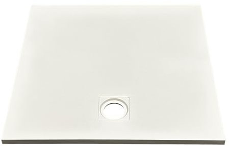 Duschtasse 90 x 90 cm, rechteckig, synthetischer Marmor