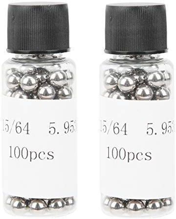 Tomotato Paint Mixing Balls Stainless Steel Mixing Agitator Balls for Mixing Paint G1000 High Accuracy Industrial Accessories 5.953mm / 0.2in