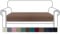 YSTELLAA Stretch Sitzkissenbezug, Sofa Sitzkissenbezug rutschfest, Elastischer Sofa Sitzkissenbezüge, Universal Sitzkissen Bezug Wohnzimmer, Sofaschoner, 2 Sitzer, Braun