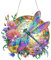 WakiHong 1 Stücke Libelle Diamond Painting Anhänger,Diamond Painting Türkranz, Diamond Painting Deko,Diamond Painting Windspiel,5d Diamond Painting,Diamond Painting Deko