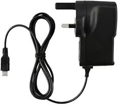 Mains Charger for Doro 1360 1370 5030 6520 611 GSM Mobile Android Smart Phones and Mobile devices MP3 MP4 GPS Etc...