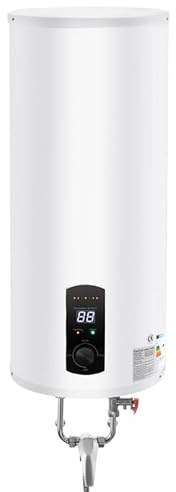 Calentador De Agua Eléctrico De 60 Litros Para Montaje En Pared Vertical, Termo Eléctrico Con Depósito De Agua Caliente Para Baño Y Cocina