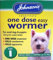 John-sons One Dose Easy Wormer Tablet Worming Tablet Dog Dewomer Tablets (1 -Small dog puppies up to 6kg)