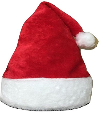 L&L® Red Baby Kid Christmas Xmas Santa Hat 100% Polyester Fleece UK