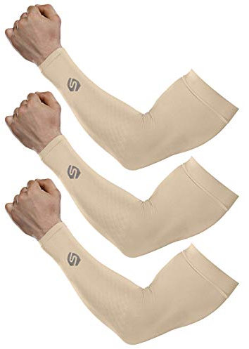 SHINYMOD Cooling - Maniglia per braccio più recente, versione migliorata, 1 paio/3 paia di protezione UV braccio, parasole, tatuaggio copertura, maniche da uomo, donna, ciclismo, guida, golf, corsa