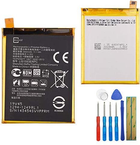 Li-Polymer Neuer Ersatzakku LIS1593ERPC Kompatibel mit Sony Ericsson Xperia Z5 E6653 E6683 SO-01H SOV32 Xperia Z5 Dual