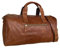 Gusti Reisetasche Leder - Hall Damen und Herren Sporttasche Boardtasche Umhängetasche Schultertasche Riementasche Ledertasche Reisegepäck Handgepäck Braun Leder