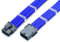 8 Pin PCIE GPU Sleeved Extension Cable 30cm + 2 Cable Combs - Shakmods (Dark Blue)
