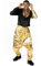 Morph Kostüm Rapper für Herren, 90er Jahre Outfit, Perfekt für Party und Karneval, Retro 80er Jahre Look, XL