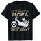Mofa fahren Mofafahrer Zweitakter Zweirad Mofa Retro T-Shirt