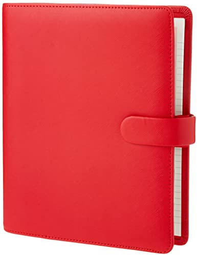 Filofax Saffiano-Organizer, A5, Mohnblumenmotiv, 22-022622, poppy