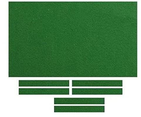 Sharplace Wollmischung Billardtuch Billardtisch Filz für 7' 8' 9' Billardtisch Pre-Cut Bed & Rails, 7ft Grün