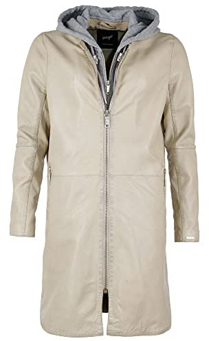 Maze Damen Ledermantel 4202199 Greige