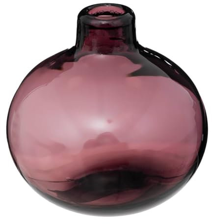 Atmosphera - Soliflore - Verre - Violet Prune - D12 cm