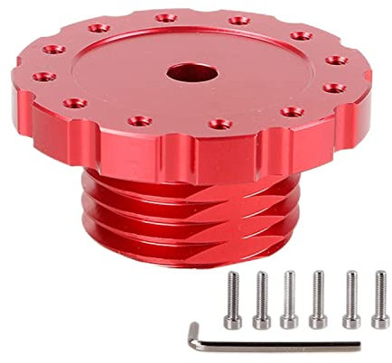 Lenkradadapter für Thrustmaster T500/T300/TS-PC/TX, Racing Game Club Auto 70-74 mm Lenkradnabenadapter – Rot