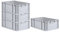 PROREGAL SuperSparSet 4x Eurobox NextGen Grip | HxBxT 22x40x60cm | 44 Liter | Griffe geschlossen | Grau | Eurobehälter, Transportbox, Transportbehälter, Stapelbehälter