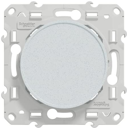 Schneider Electric - Odace - Obturateur blanc Recyclé - Fixation par vis - S510666