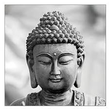 Ambiente Serviette Lunch 33x33cm Motiv: Buddha Head - Buddha Buddhakopf Stein 20 Stück pro Packung