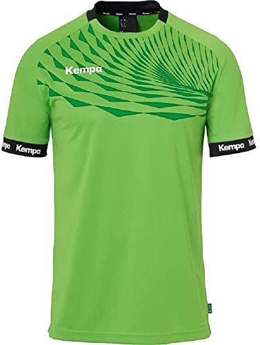 Kempa Wave 26 Shirt Herren Jungen Sportshirt Kurzarm T-Shirt Funktionsshirt Handball Gym Fitness Trikot - elastisch und atmungsaktiv, Hope Grün/Lagune, 152