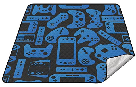 Leichte Stranddecke, Videospiel-Controller, Gadgets, Picknick-Bettlaken mit Stauraum für Strand