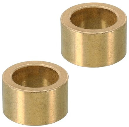 PATIKIL Entretoises en Laiton M14, 2 Pièces d'Entretoises Métalliques en Laiton de 14 mm ID x 20 mm OD x 12 mm de Longueur, Entretoises en Laiton pour Vis de 5/9 Pouces ou M14