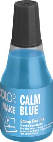 COLOP Nachfüllfarbe für MAKE Stempelkissen 25 ml calm blue