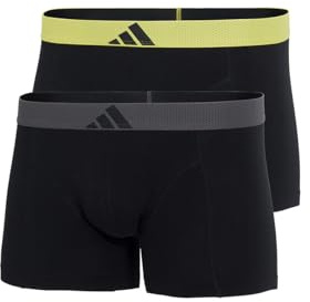 adidas Herren Trunk (2 Pack) - Active Flex Cotton Body - Boxershorts - Bequeme Unterwäsche