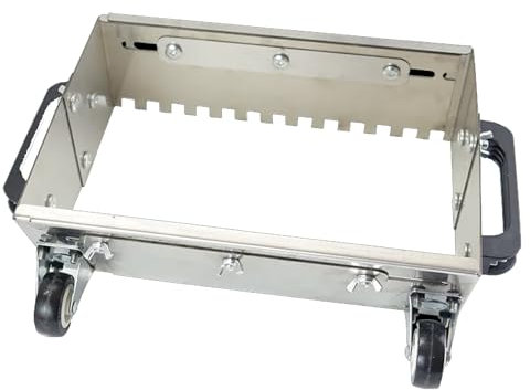 DPFCYBS 300-800mm Llana Dentada Ajustable Mortero Peine con Ruedas Nivelador De Baldosas Caja Cuadrada Arena Plana Herramienta De Nivelación De Azulejos Y Baldosas(Color:600mm(Square))